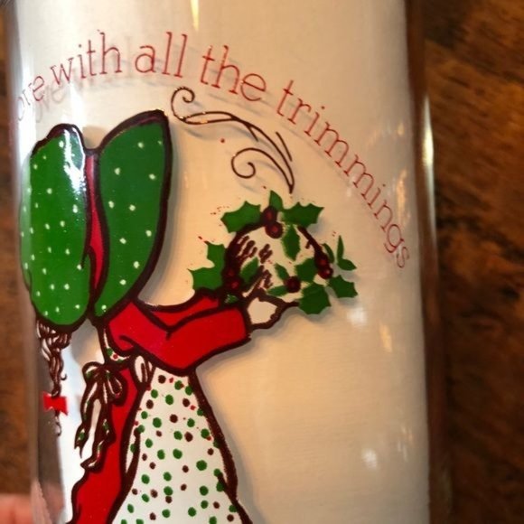 6 Holly Hobbie Christmas Collectible Coca Cola Glasses - Picture 7 of 9